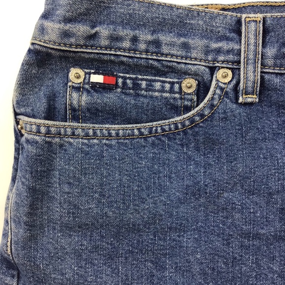 New Vintage Tommy Hilfiger Denim jean shorts  10 - Picture 5 of 8